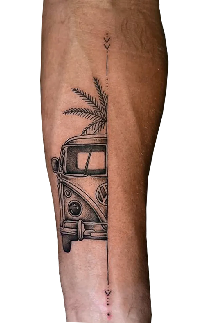 Fine Line Apollon Tattoo - Apollon Tattoo
